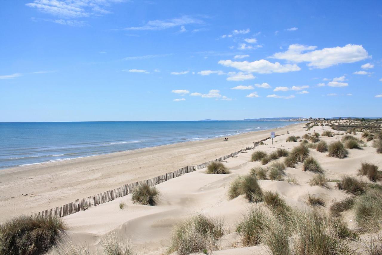 South-Of-France T2 Neuf Haut De Gamme, Climatise, Parking Gratuit, 2Eme Ligne Balcon 3 Carnon-Plage Exterior foto